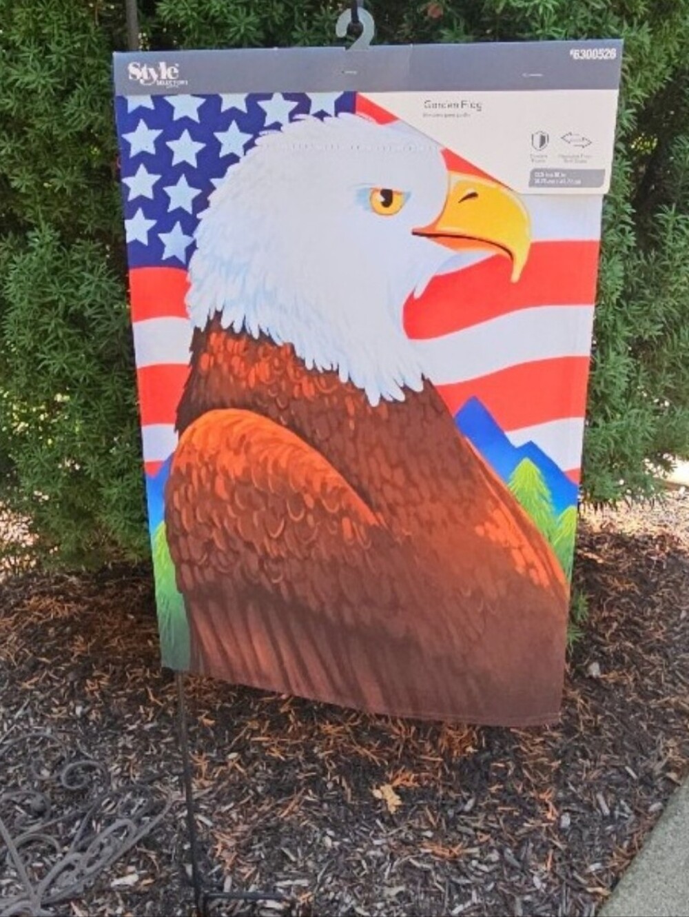 Style & Co American Eagle Small Garden Flag
